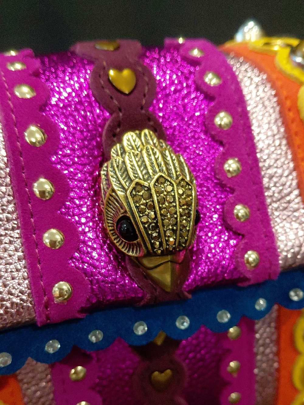 KURT GEIGER LONDON KENSINGTON STUDS CROSSBODY - Picture 12 of 14